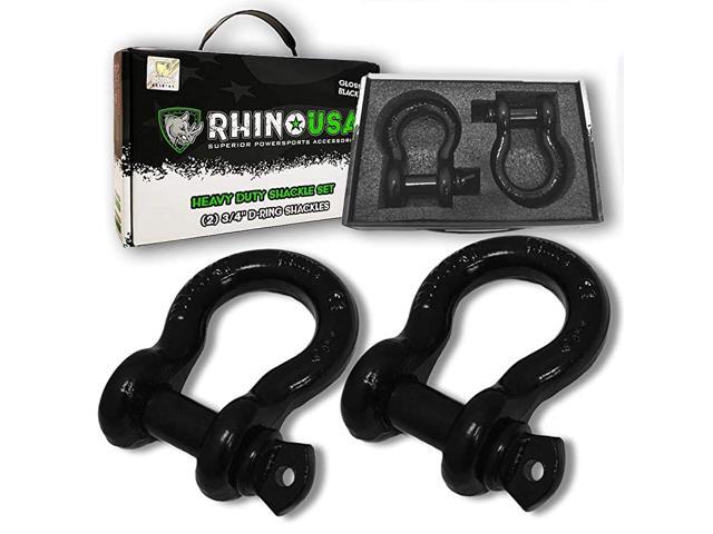 D Ring Shackle (2 Pack) 41850lb Break Strength - 3/4