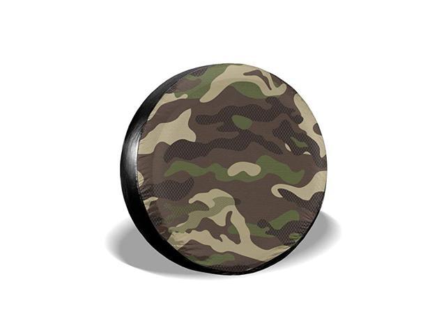 Spare Tire Cover Waterproof Wheel Protectors for Jeep Wrangler RV Liberty SUV Travel Trailer Sahara Fits 14 15 16 17 inch