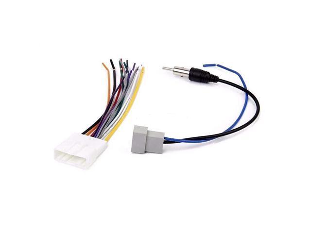 Car Auto Radio Speaker Wire Harness and Antenna Adapter Cable Connector for Select 20072013 Nissan Infiniti Murano