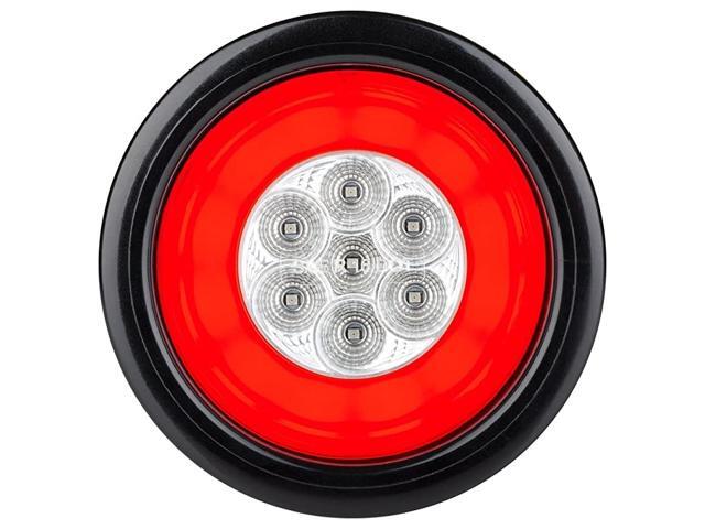 RV HALO LED 4quot Sealed Round StopTurnTail Light Clear