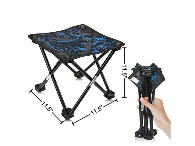 Camping Stool Portable Folding Stool Portable Chair Mini Foldable Stool Fishing Stool for Adults Fishing Hiking Gardening and Beach with Carry