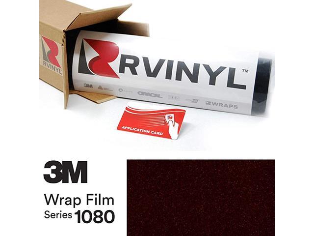 2080 GP282 Gloss Ember Black 5ft x 12ft W/Application Card Vinyl Vehicle Car Wrap Film Sheet Roll