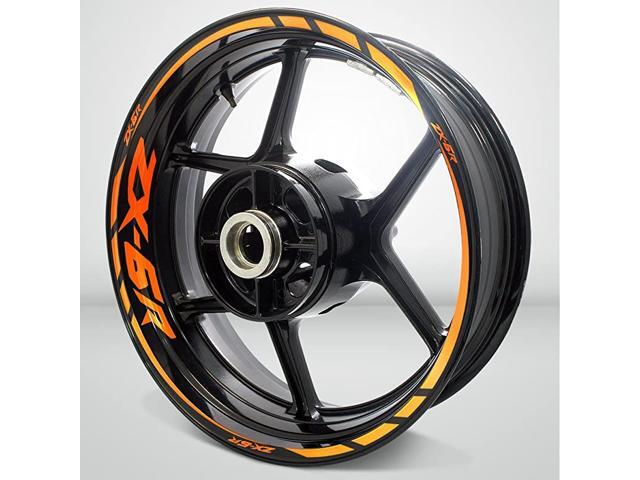 Tone Amethyst Motorcycle Rim Wheel Decal Accessory Sticker For Kawasaki ZX6R