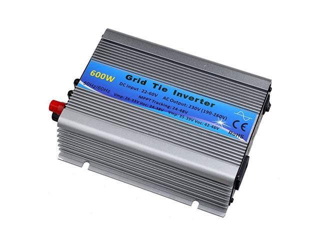 600W 30V36V Grid Tie Inverter Stackable MPPT Pure Sine Wave Voc3446V Input AC90140V Output