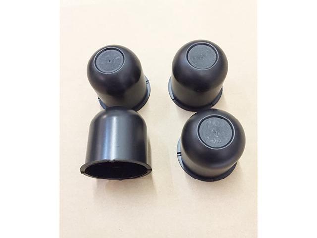 4 Black Trailer Wheel Hub Center Cap 3125quot Diameter Travel Trailer Camper RV Black