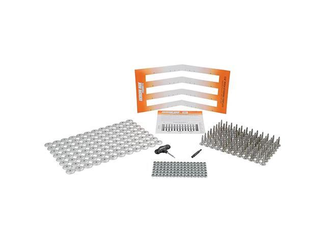 50015502 120-Stud Track Pack with Round Backers - 140' Stud Length