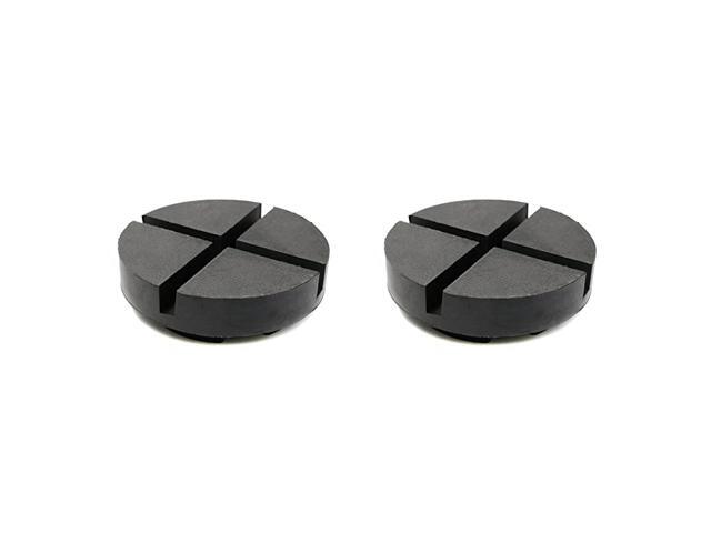 2 Pack Extra Large Rubber Universal Floor Jack Pad Adapter