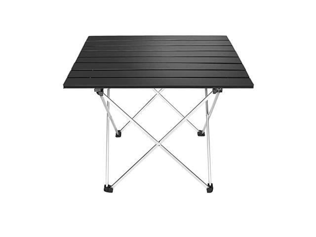 Lightweight Aluminum Folding Table Portable Camp Table Outdoor Picnic Camping Backpacking Beach Patio Collapsible Foldable Table