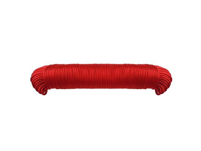 Braided Utility Rope Multi-Purpose Flagline Rope High Strength 1/8'50 Feet 100 Feet150 Feet for DIY Projects Camping Cargo Tie-Downs or Other