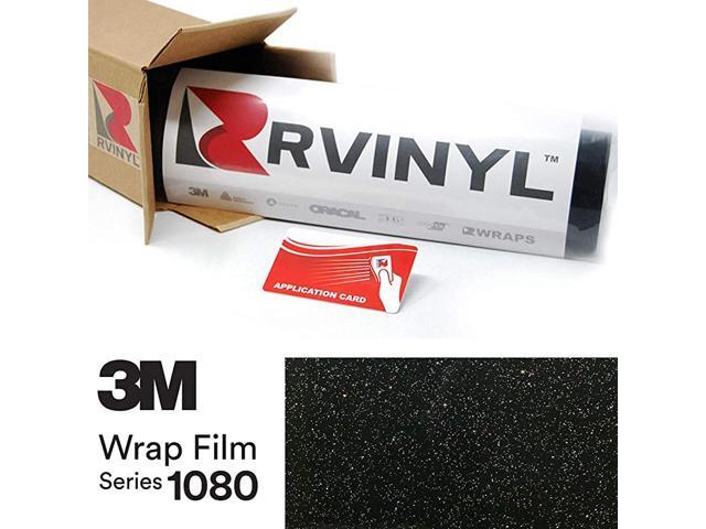 2080 GP292 Gloss Galaxy Black 5ft x 12ft W/Application Card Vinyl Vehicle Car Wrap Film Sheet Roll