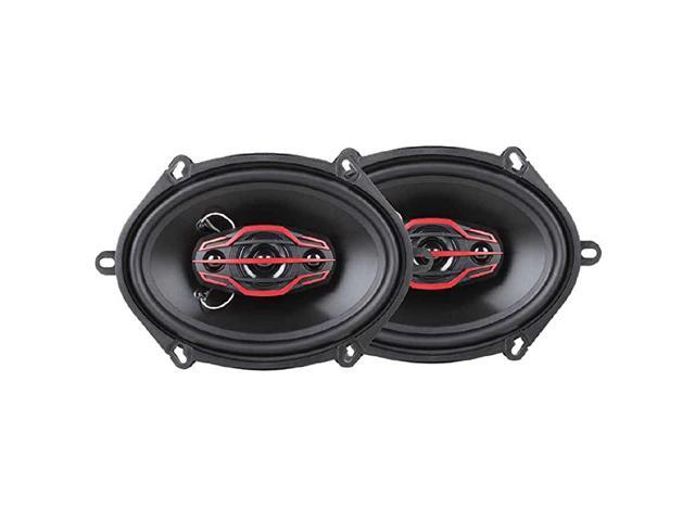 DLS574 4-Way (6 x 8) or (5 x 7) inch Car Speakers with 160 Watt Power & 35mm Mylar Balanced Dome Midrange