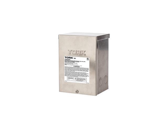 TORK TPX300S LowVoltage 300Watt Safety Transformer For IndoorOutdoor PoolSpa Landscape and Submersible Lighting Products LED Compatible Brushed Finish