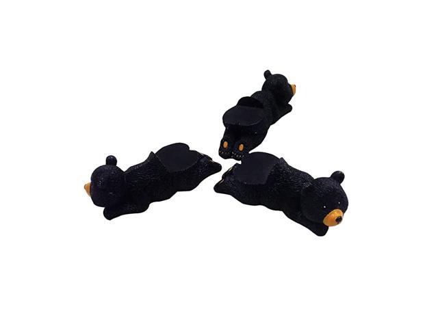 Sale Set of 3 Poly Resin Bear Shaped Pots Feet or Planter Risers Medium Size Bear Shape Each Measures 4 inches Long 15 inches Tall
