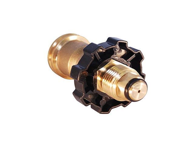 Universal Propane Tank Adapter for Old POL Style to New Style100 Solid Brass CSA Certified