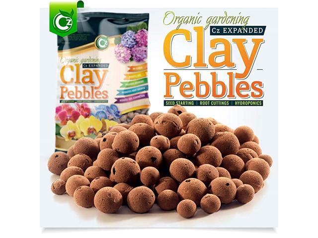 Expanded Clay Pebbles Grow Media Orchids Hydroponics Aquaponics Aquaculture Cz Garden 10 LBS Cz Garden Expanded Clay Pellets