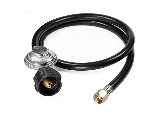 35 Feet Propane Regulator and Hose Universal Grill Regulator Replacement Parts QCC1 Hose and Regulator for Most LP Gas Grill Heater and Fire Pit Table