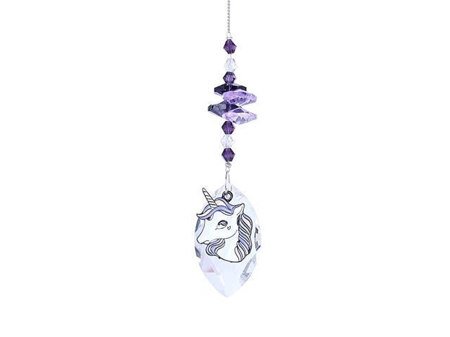 Purple Crystal Suncatcher Rainbow MakerHorse Style3