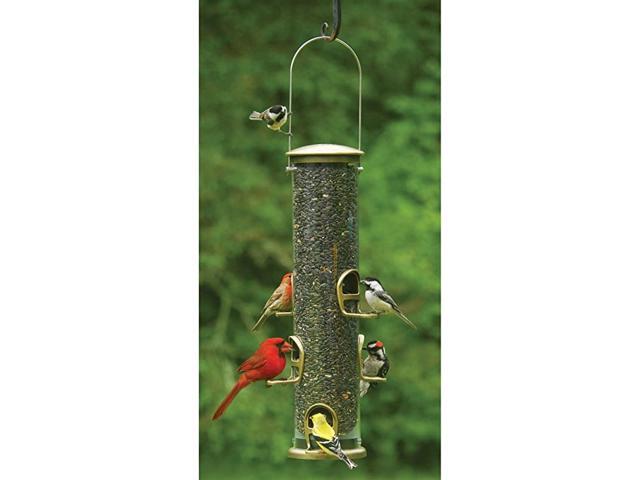 420 Antique Brass Quick Clean Big Tube Feeder Large BrownA