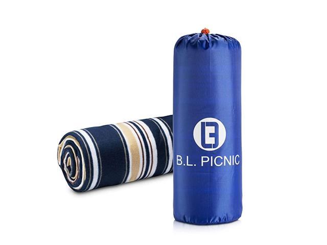 Blanket Waterproof SandProof with Recipes Book 70quot x 80quot Bag Blue