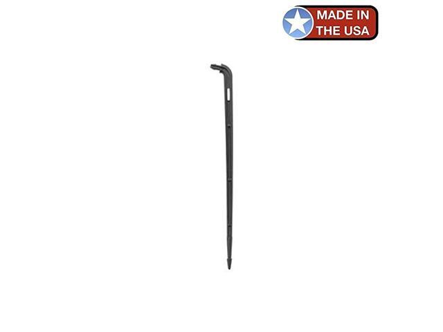 Angled Drip Emitter Stakes for Irrigation Greenhouse Garden and Hydroponics Growing Barbed Drip Stake