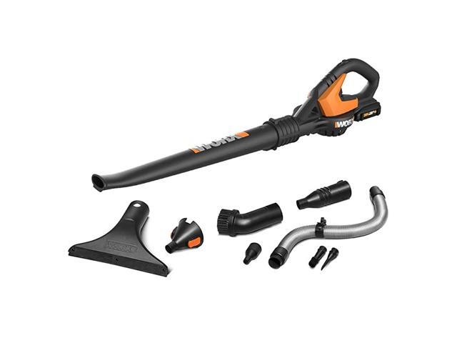 WG5451 20V Max Lithium Cordless AIR BlowerSweeper battery included