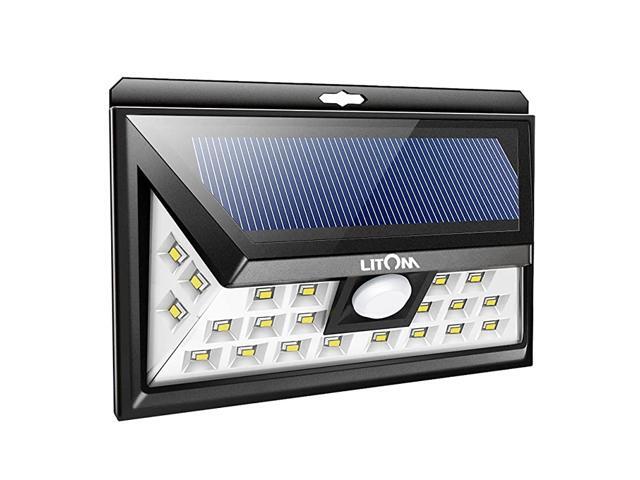 Original Solar Lights Outdoor 3 Optional Modes Wireless Motion Sensor Light with 270° Wide Angle IP65 Waterproof EasytoInstall Security Lights for