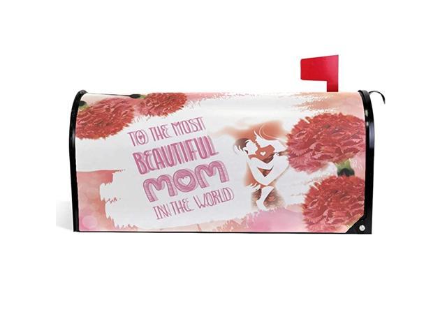 Mothers Day Quotes Mailbox Cover Carnation Flowers Mailbox Covers Magnetic Mailbox Wraps Post Letter Box Cover Large Size 255quot X 21quot