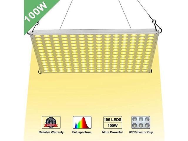 LED Grow Light 100W Full Spectrum Grow Light Lamps Bulbs for Indoor Plants GardenFlowersVegetablesGreenhouse 2019 Newest