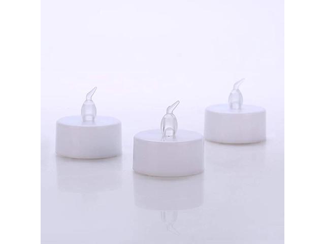 LED Tealight Candles Pack of 50 Battery Operated Flameless Tea Light Candles Working Hour 100 Ideal for Party Wedding and Holidays Decoration