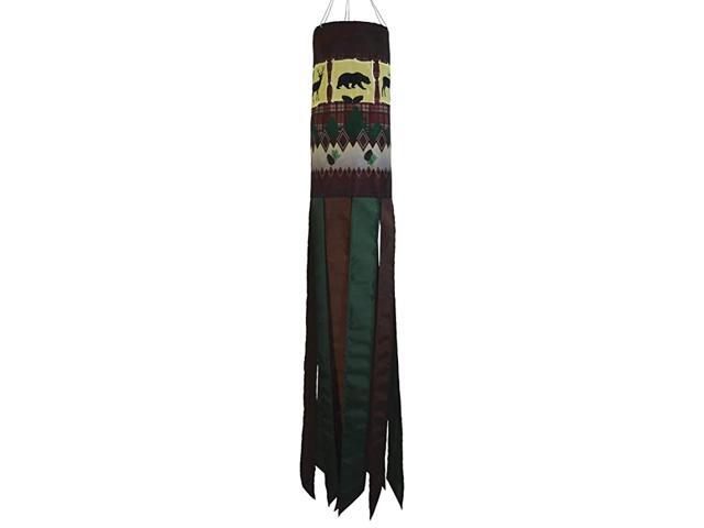 5147 Rustic Lodge 40Inch WindsockOutdoor MountaDecoration