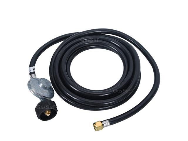6 Feet Low Pressure Propane Regulator with CSA Certified LPG Hose Most LP Gas Grill Heater and Fire Pit Table 38 Female Flare Nut