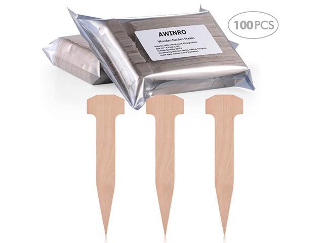 Pcs 48 Inches Wooden Garden Stakes Anchors Sturdy Garden Stakes for Holding Down The Tents Garden Netting Rain Tarps and Landscape Fabric Lawn