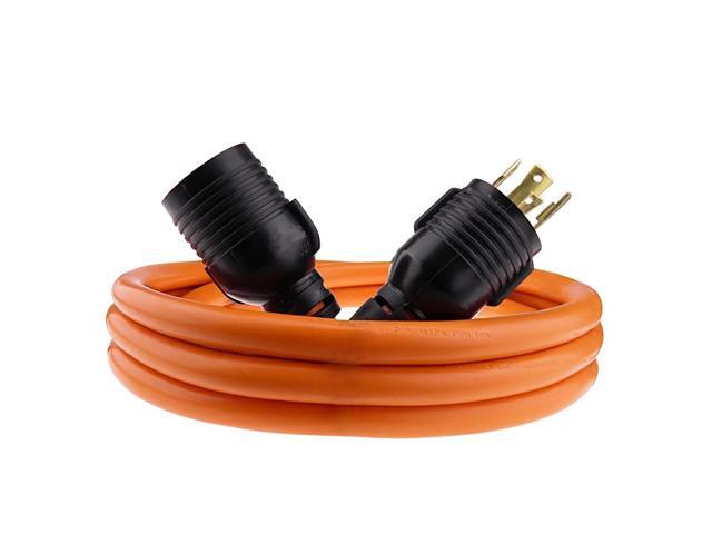 L1430 Generator Power Cord 4 Wire 10 Gauge 125250v 30 Amp 7500 watts 10 Feet