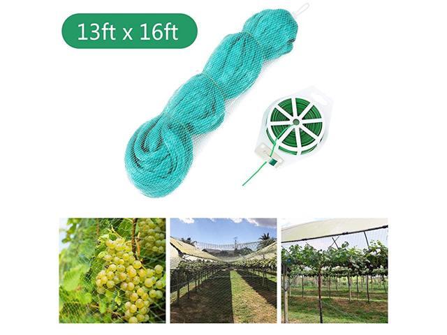 Green Anti Bird Netting Garden Protection Mesh Netting Reusable Protective Garden Netting for Plants Fruit Trees Against BirdsDeer and Other