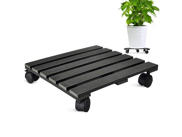 Plant Caddy Heavy Duty Plant Pot with Wheels IndoorOutdoor Strong and Sturdy Design14Inch SquareMerbau