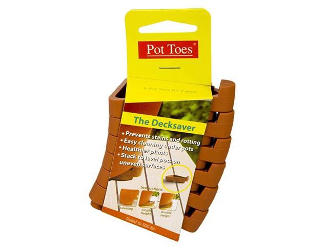 Pot Toes Terracotta Pack of 6