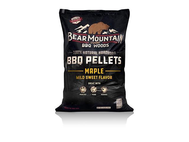 Mountain BBQ 100 AllNatural Hardwood Pellets Maple Wood 20 lb Bag Perfect for Pellet Smokers or Any Outdoor Grill Rich Smoky WoodFired Flavor