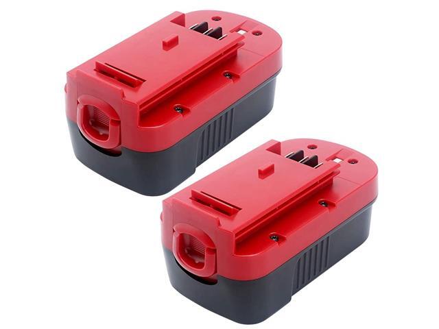2 Pack 18V 38Ah NiCD HPB18 Battery Replacement for Black and Decker 18V Battery HPB18 HPB18OPE 24476000 FS18FL FSB18 Compatible with Black amp