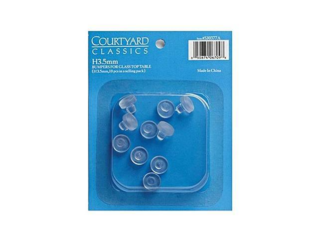 international co inc sj0377a 10 Piece Glass Top Table Bumper