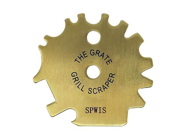 Scraper Brushes Barbecue Grates Cleaner Cleaning Tool Stainless Steel with Bottle Opener for Griddle BBQ Masters Safer Accessories Than Wire Brush