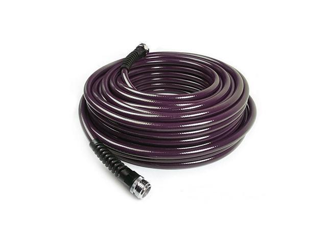 400 Series Polyurethane Slim amp Light Drinking Safe Garden Hose 25Foot x 716Inch Brass Fittings Eggplant USA Made