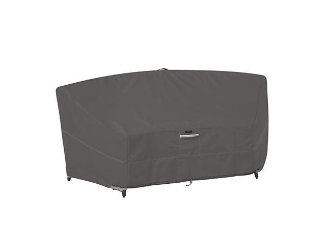 Ravenna WaterResistant 46 Inch Patio Curved Modular Sectional Sofa Cover