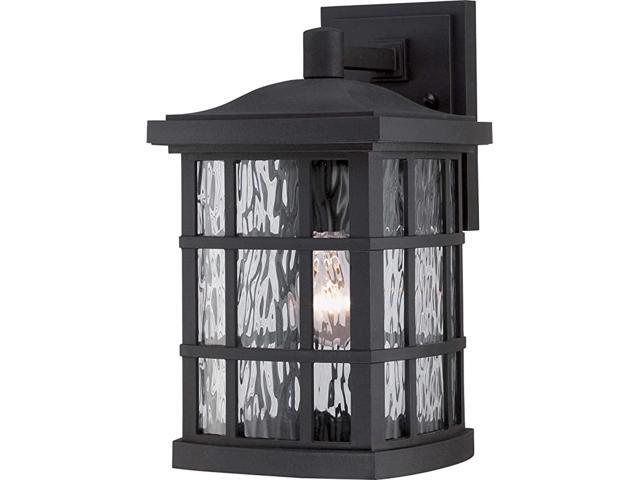 SNN8408K Stonington Outdoor Wall Sconce Lighting 1Light 100 Watt Mystic Black 13quotH x 8quotW