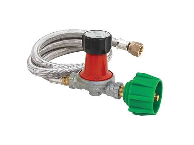 M5HPR30 030 PSI Adjustable Regulator with Stainless Braided Hose