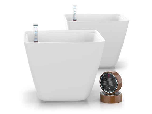 5 Self Watering Pots for Indoor Plants Flower Pot with Water Level Indicator for Plants Grow Tracking Tool Self Watering Planter Plant Pot Coco