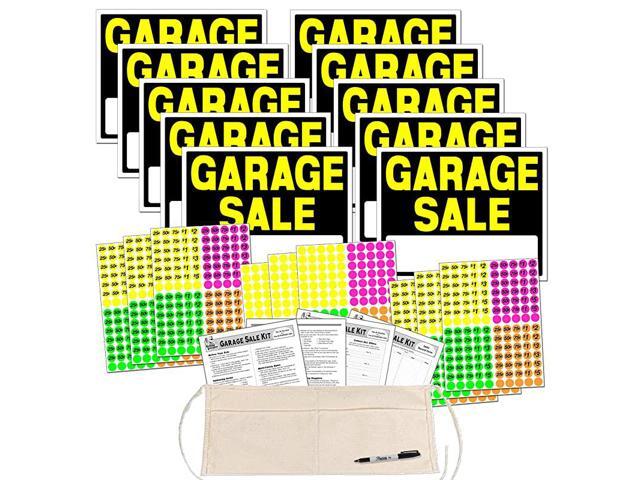 Sale Sign Kit with Pricing Stickers and Change Apron A508G