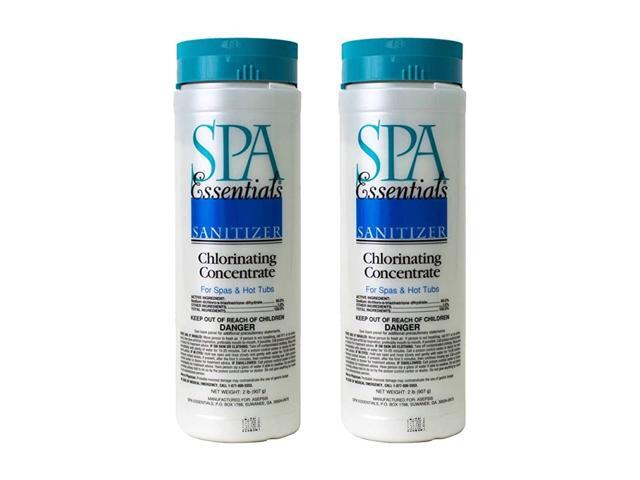 3213000002 Granular Chlorine Concentrate for Spas and Hot Tubs 2Pounds 2Pack