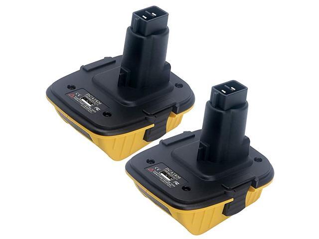 2Pack Replacement 20V Dewalt Battery Adapter DCA1820 for Dewalt 18V Tools Convert Dewalt 20V Battery DCB205 DCB201 DCB609 for Dewalt 18V Battery
