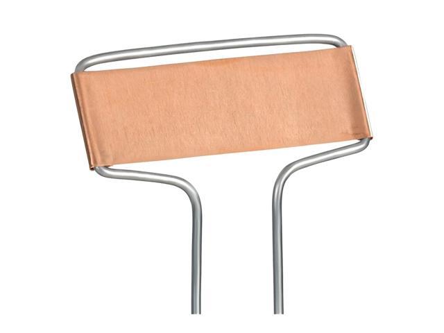 25Pack Weatherproof Banner Copper Metal Plant Labels Height 105quot Label Area 25 x 78
