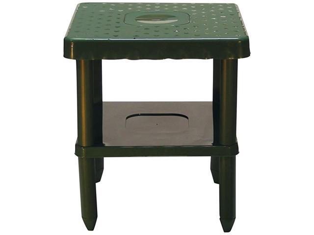 Enterprises Our Portable Two Shelf Table Includes A Builtin Bowl and is Great for Beach Green